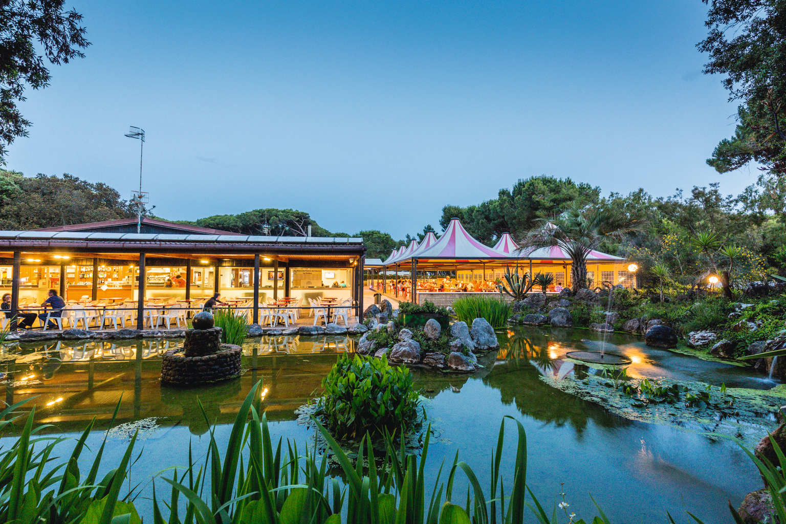 Baia Domizia, campsite, southern Italy, campania