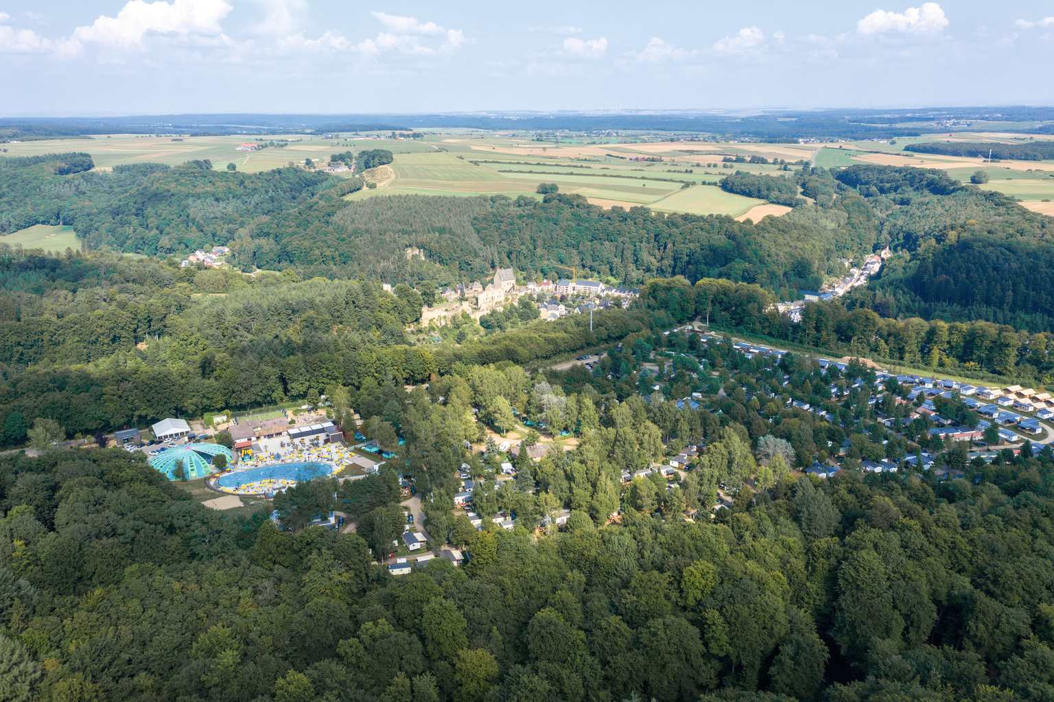 Larochette, Birkelt campsite, Luxembourg