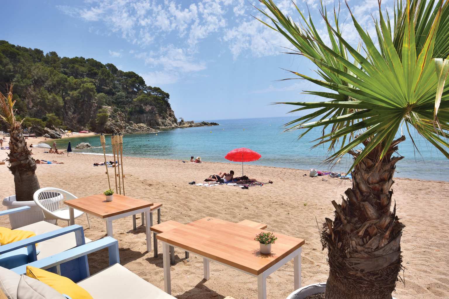 lloret de mar, camping canyelles, campsite, costa brava, canyelles beach