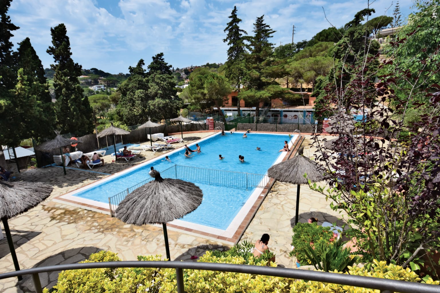 lloret de mar, camping canyelles, campsite, costa brava, beach