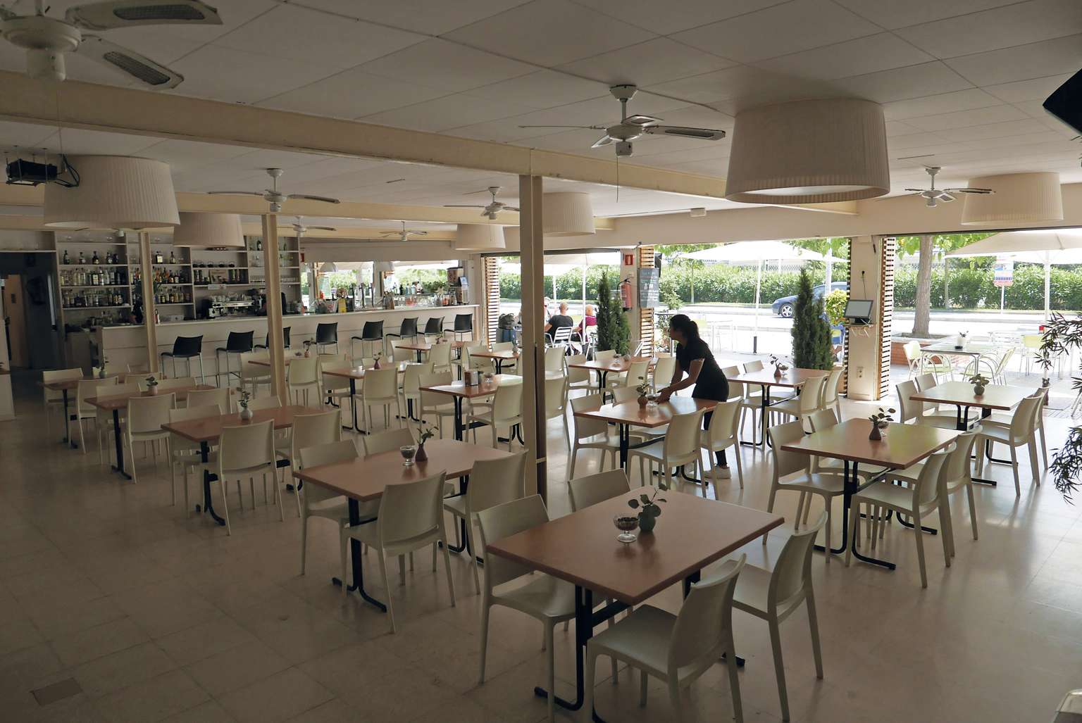 Pineda de mar, camping caballo de mar, campsite, restaurant