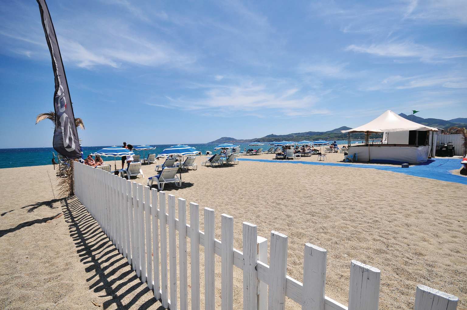 Argeles sur Mer, Front de Mer, campsite, roussillon