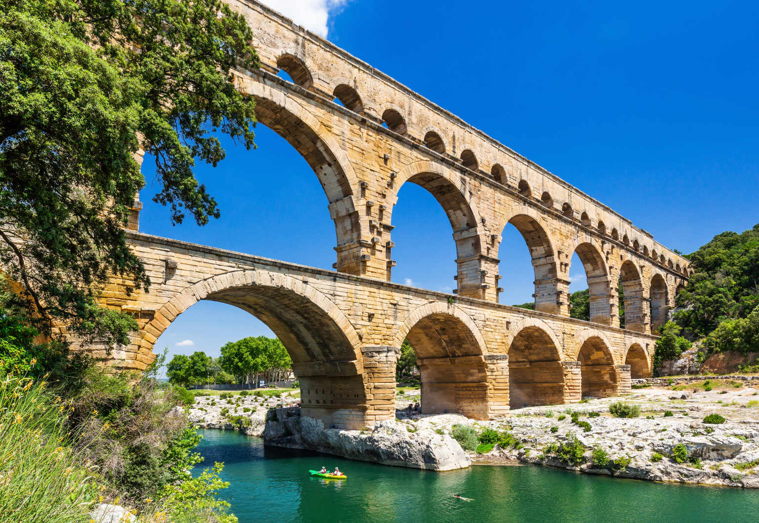 Römisches Aquädukt Pont du Gard