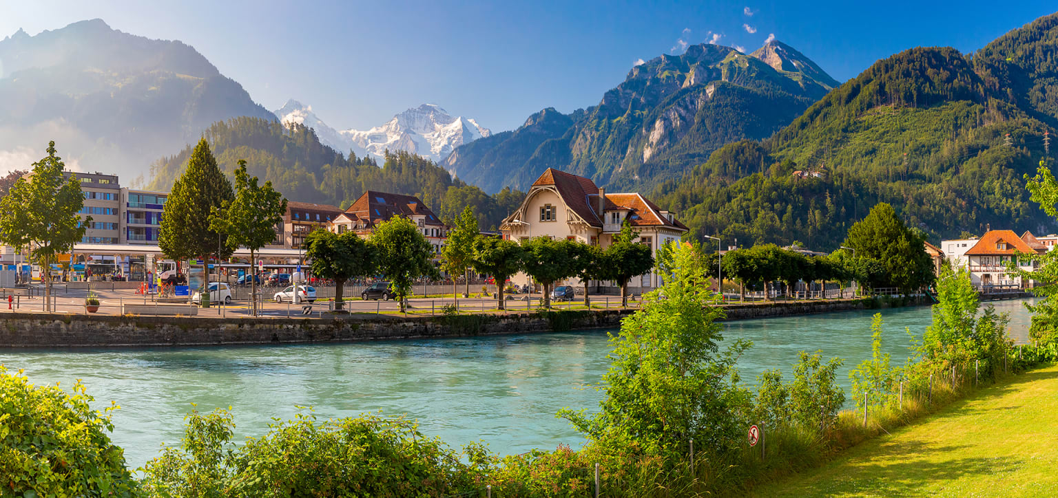 Interlaken in der Schweiz