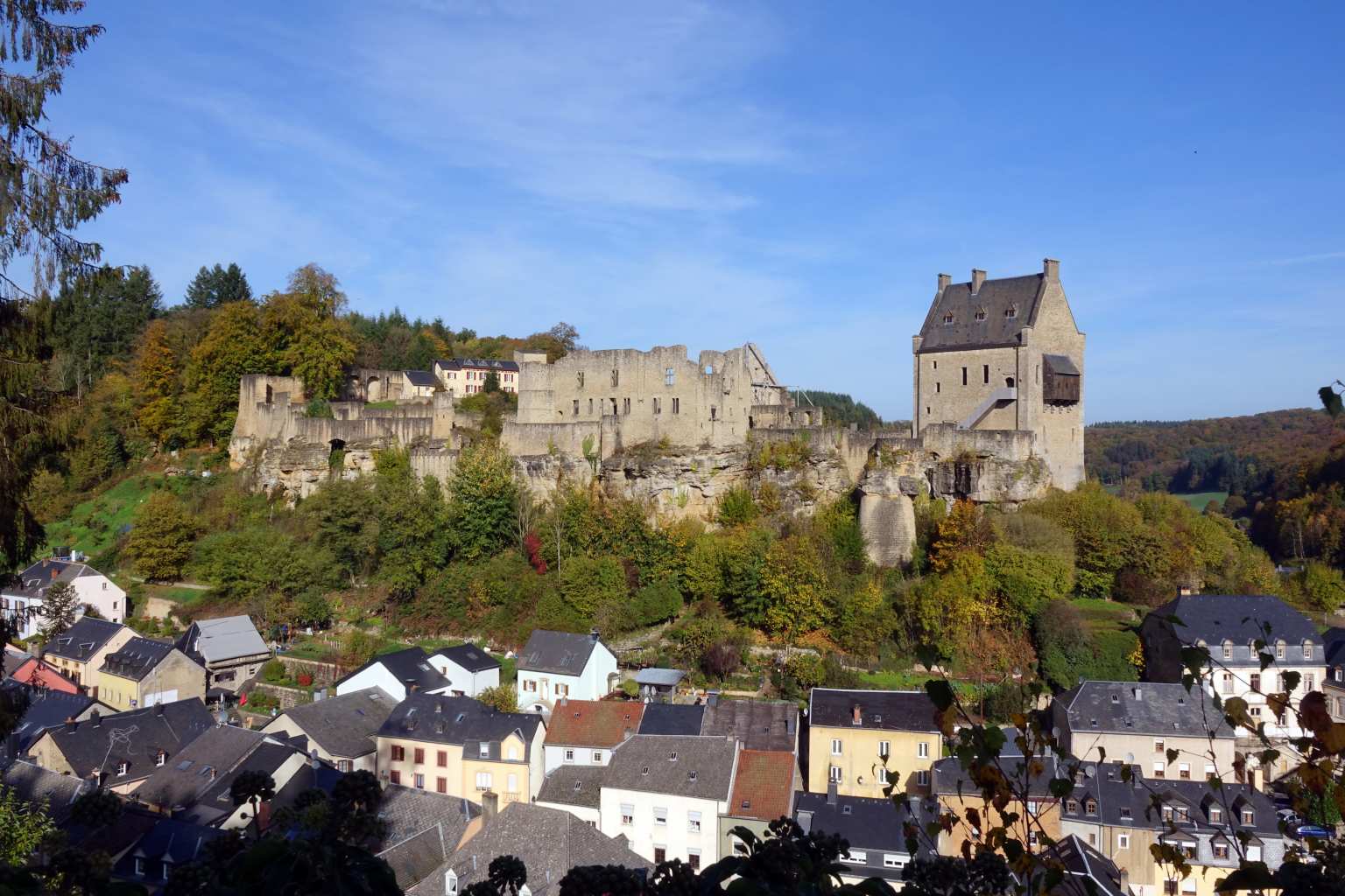 Larochette, Birkelt campsite, Luxembourg, Vianden