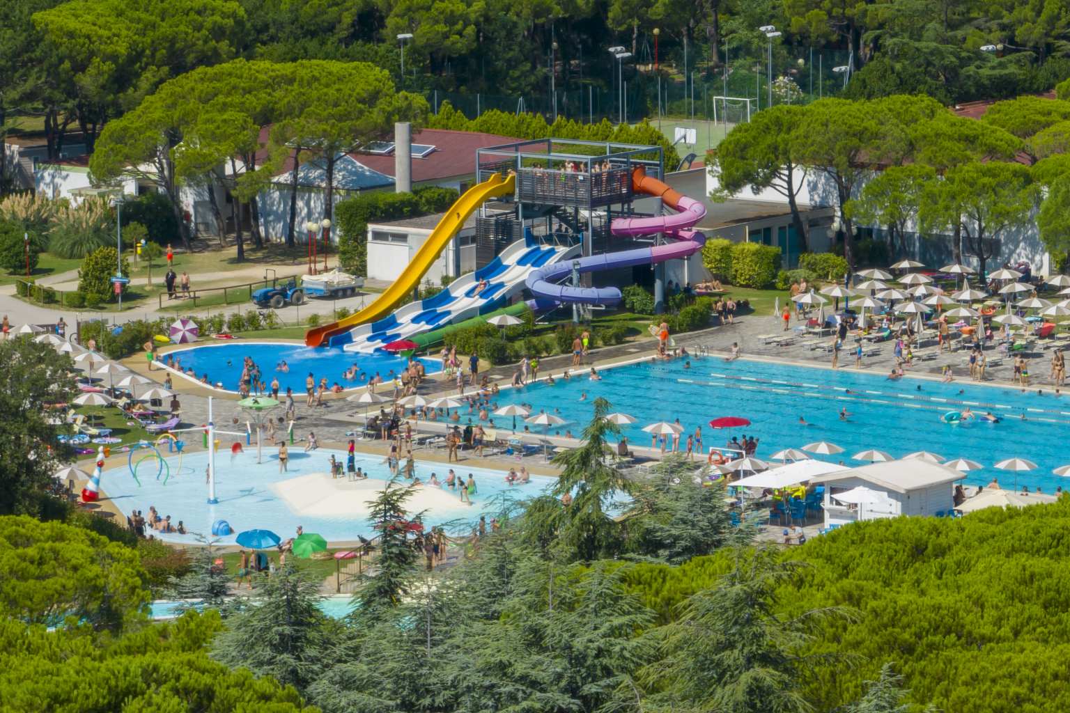 Monfalcone, marina julia, campsite, adriatic, beach, pools, waterslides