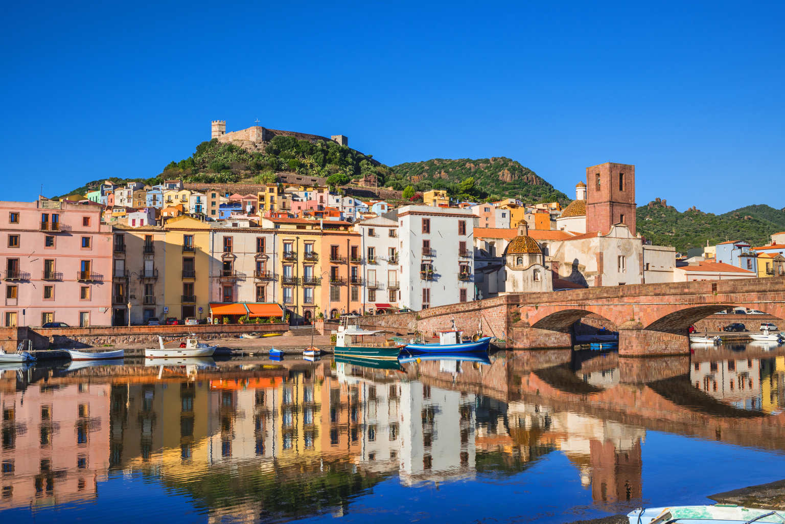 Bosa town, Sardinia island