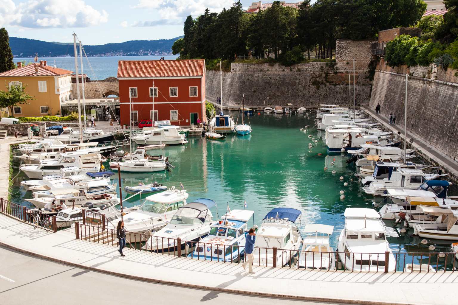 Zadar, zaton holiday resort, campsite, dalmatian coast, croatia