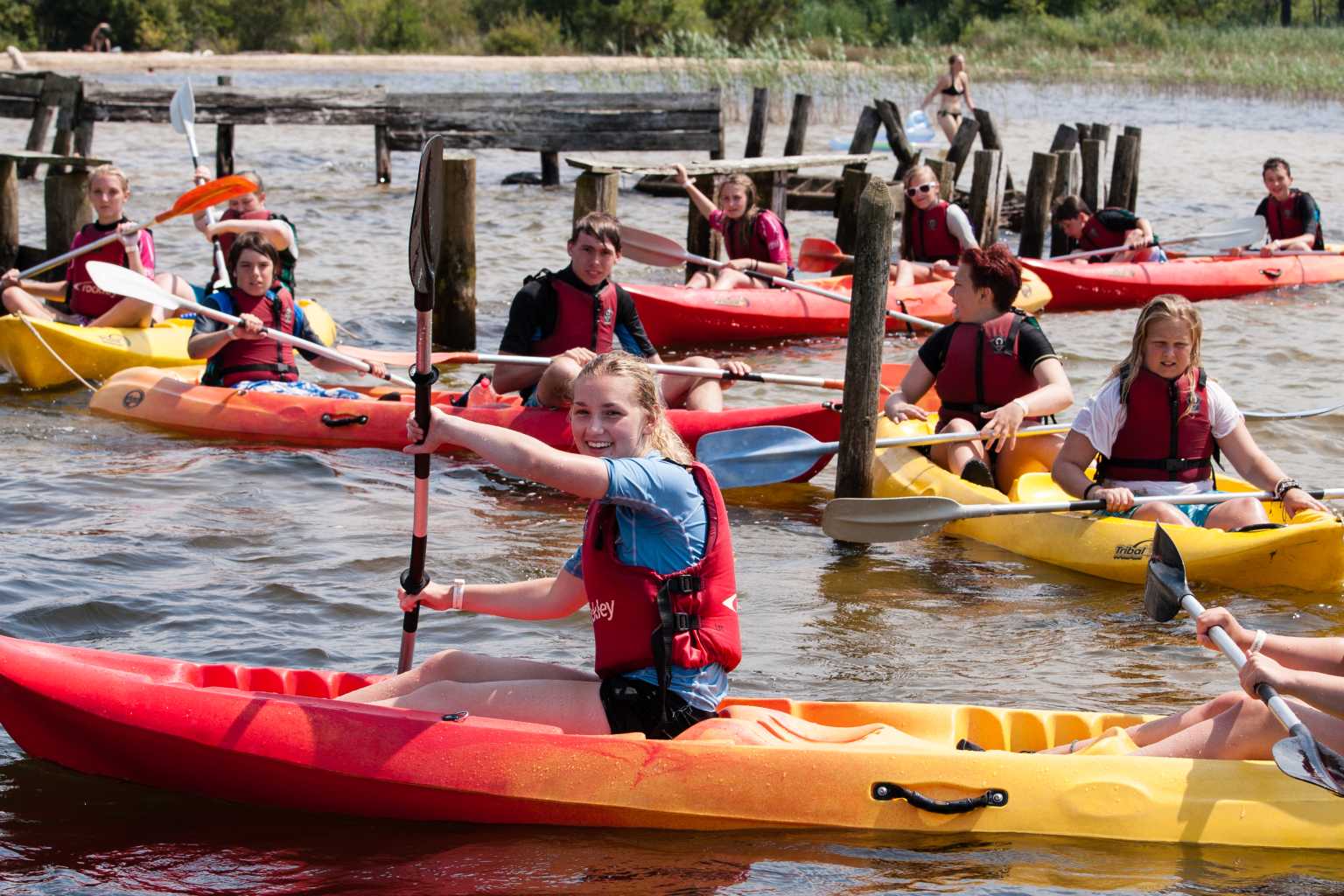 Biscarrosse, la rive, campsite, gascony