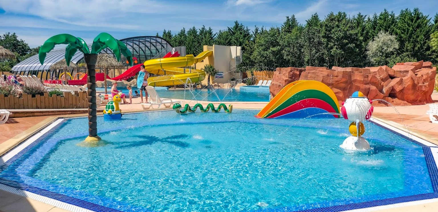 st julien des landes, la guyonniere campsite, vendee, pools, waterslides