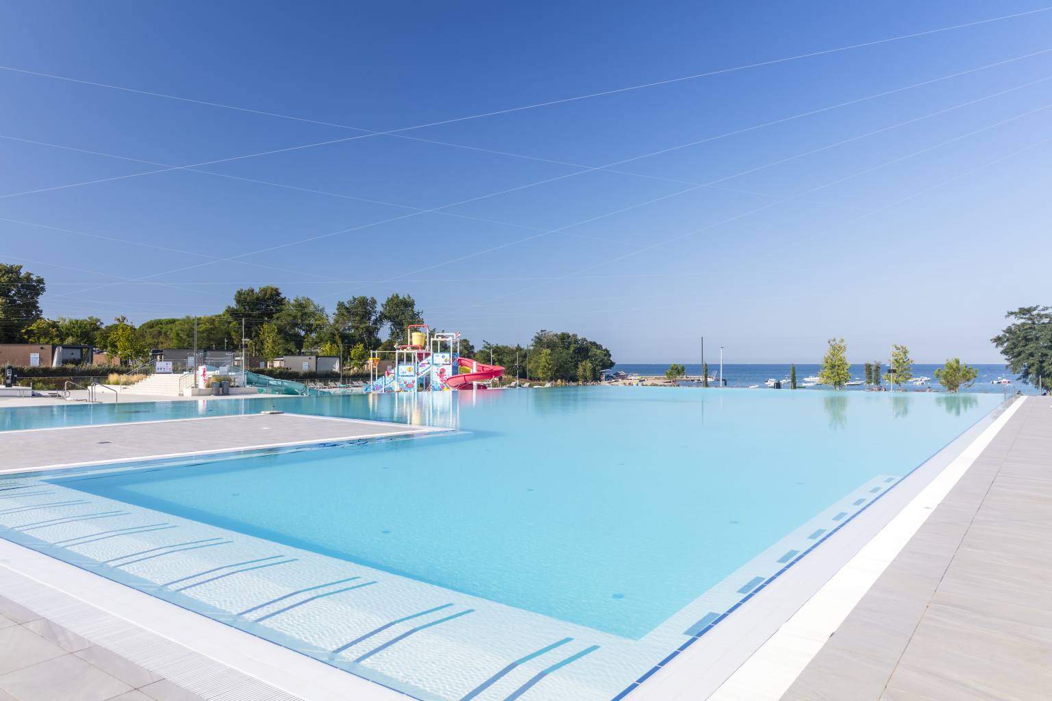 Park Umag, Istria, Croatia, campsite, village plus, pool with waterslides