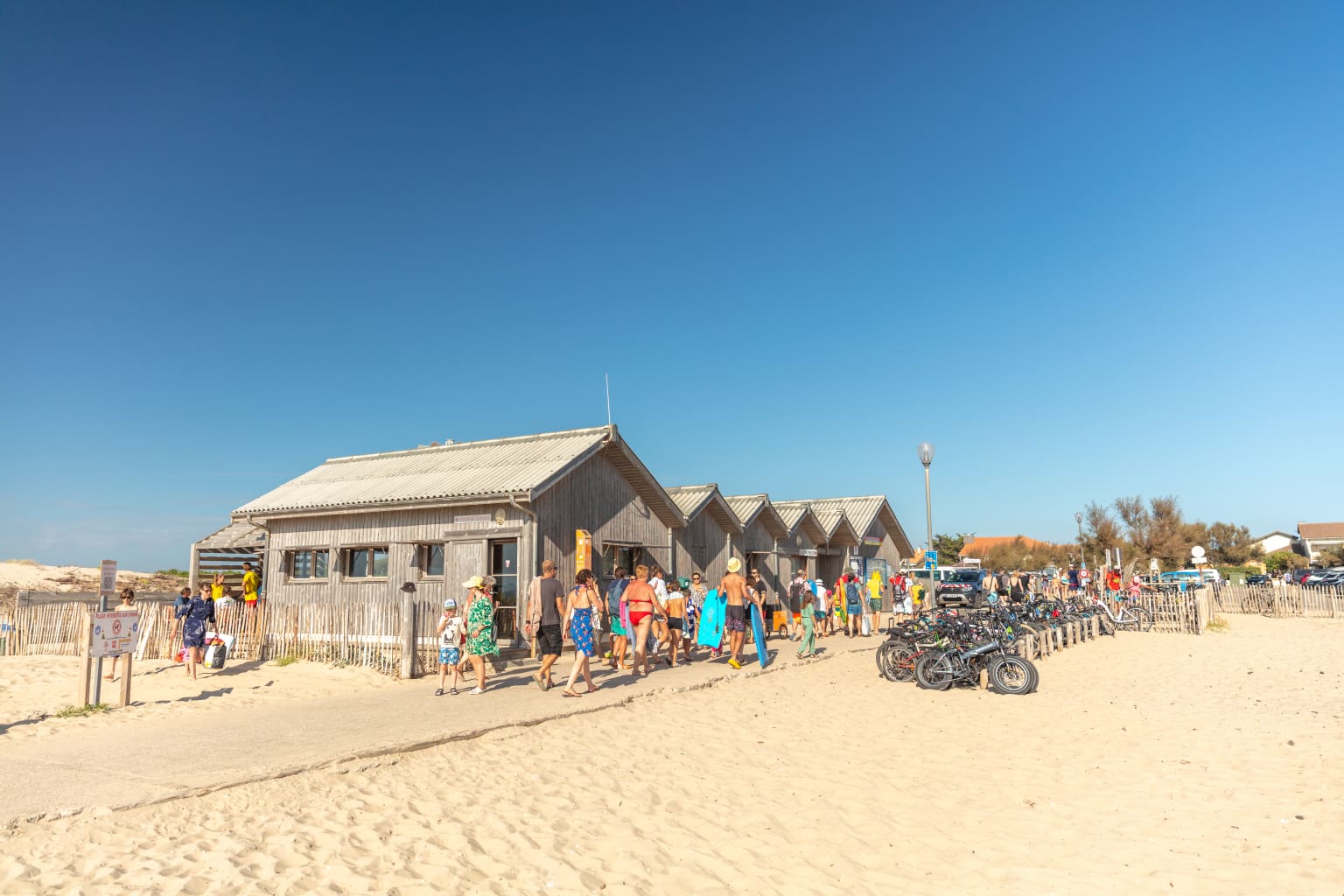 hourtin plage cote dargent campsite gironde