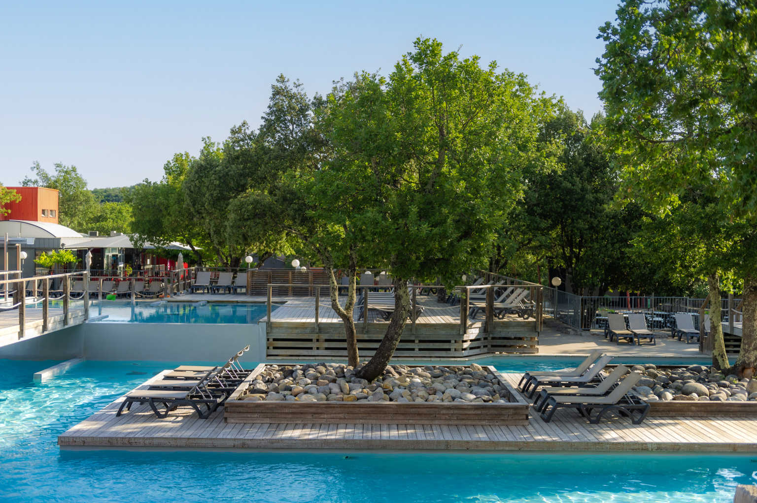 Ruoms, aluna vacances, campsite, ardeche, pools