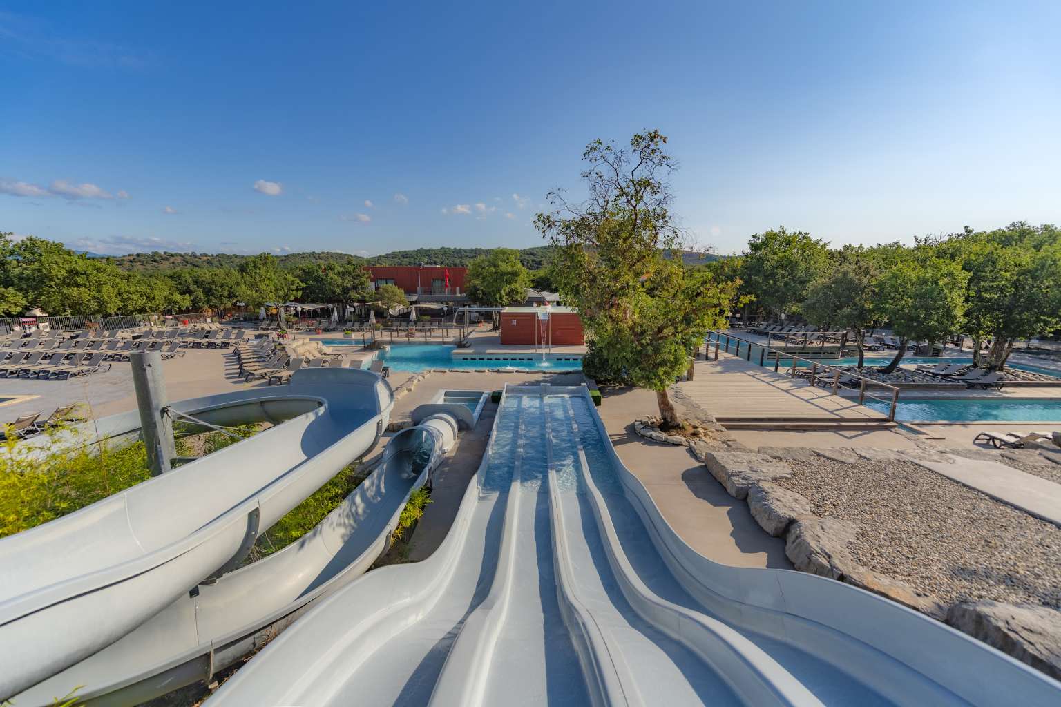 Ruoms, aluna vacances, campsite, massif central, basketball, sports