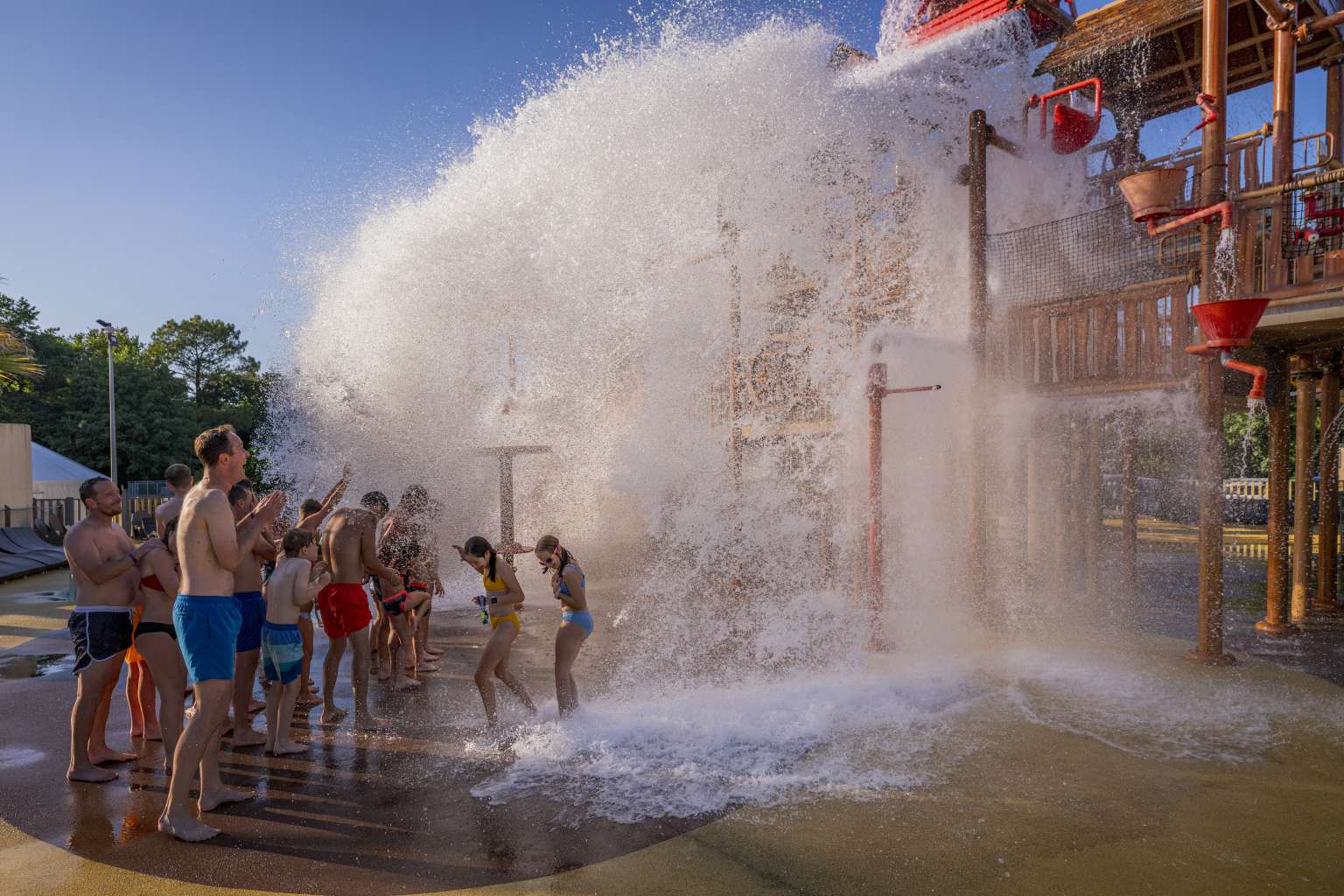 Biscarrosse, la rive, campsite, gascony, spray park