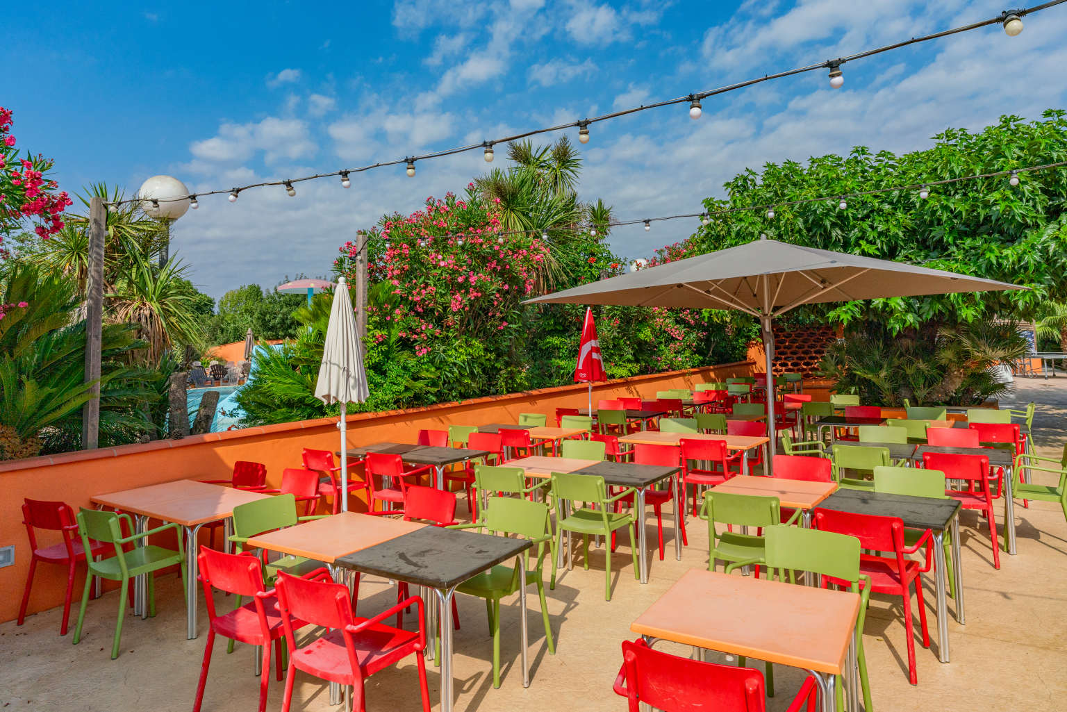 Restaurant at Ma Prairie, Roussillon, France