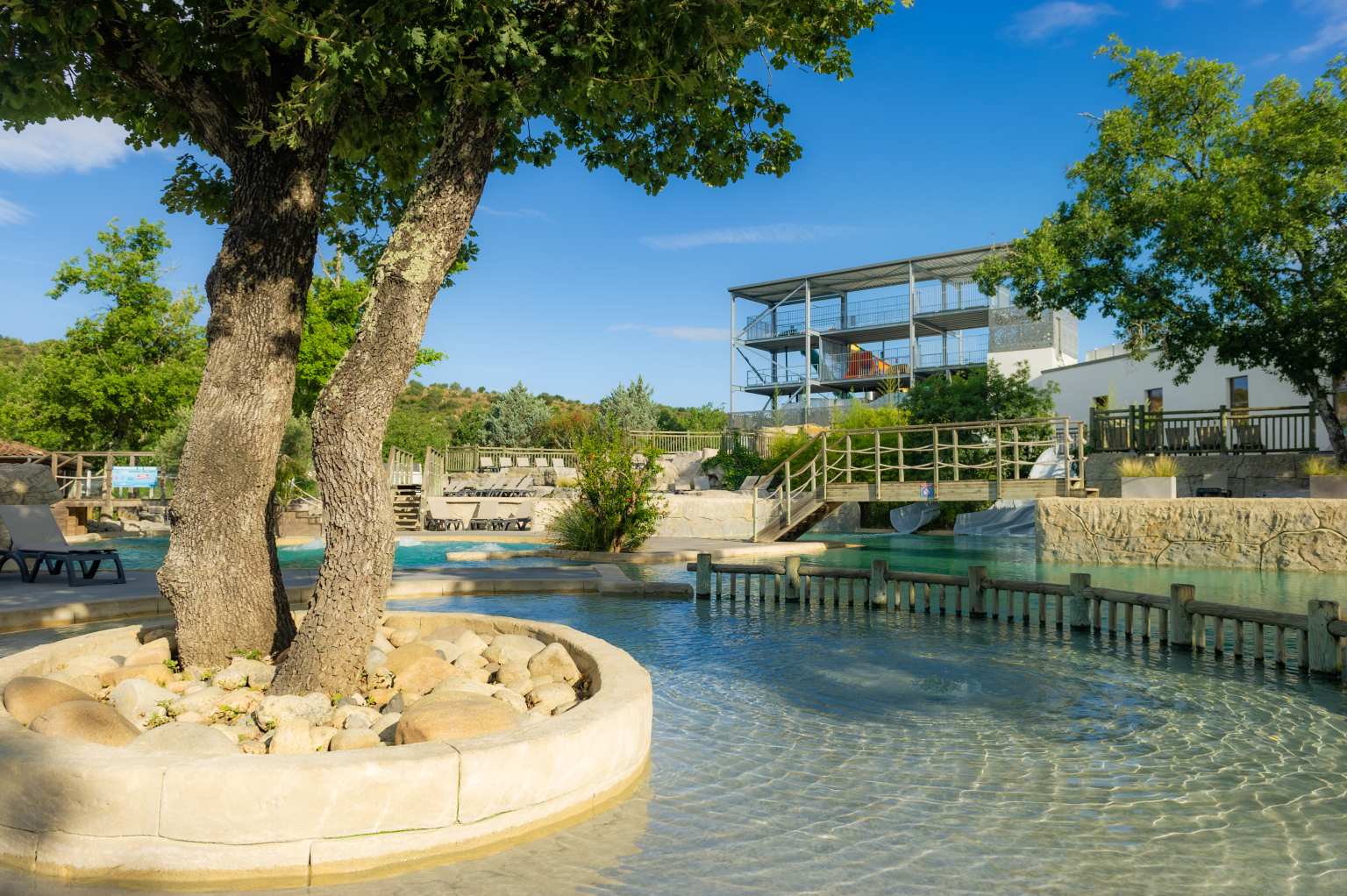 St Alban, le ranc davaine, campsite, ardeche, pools