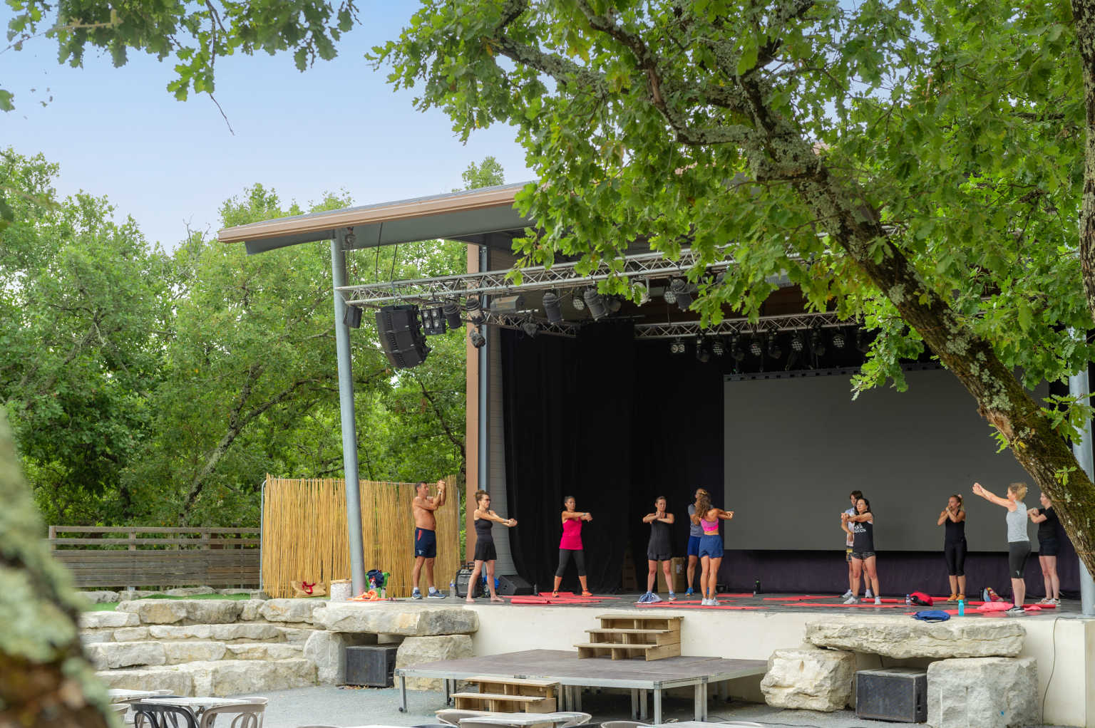 St Alban, le ranc davaine, campsite, ardeche, 