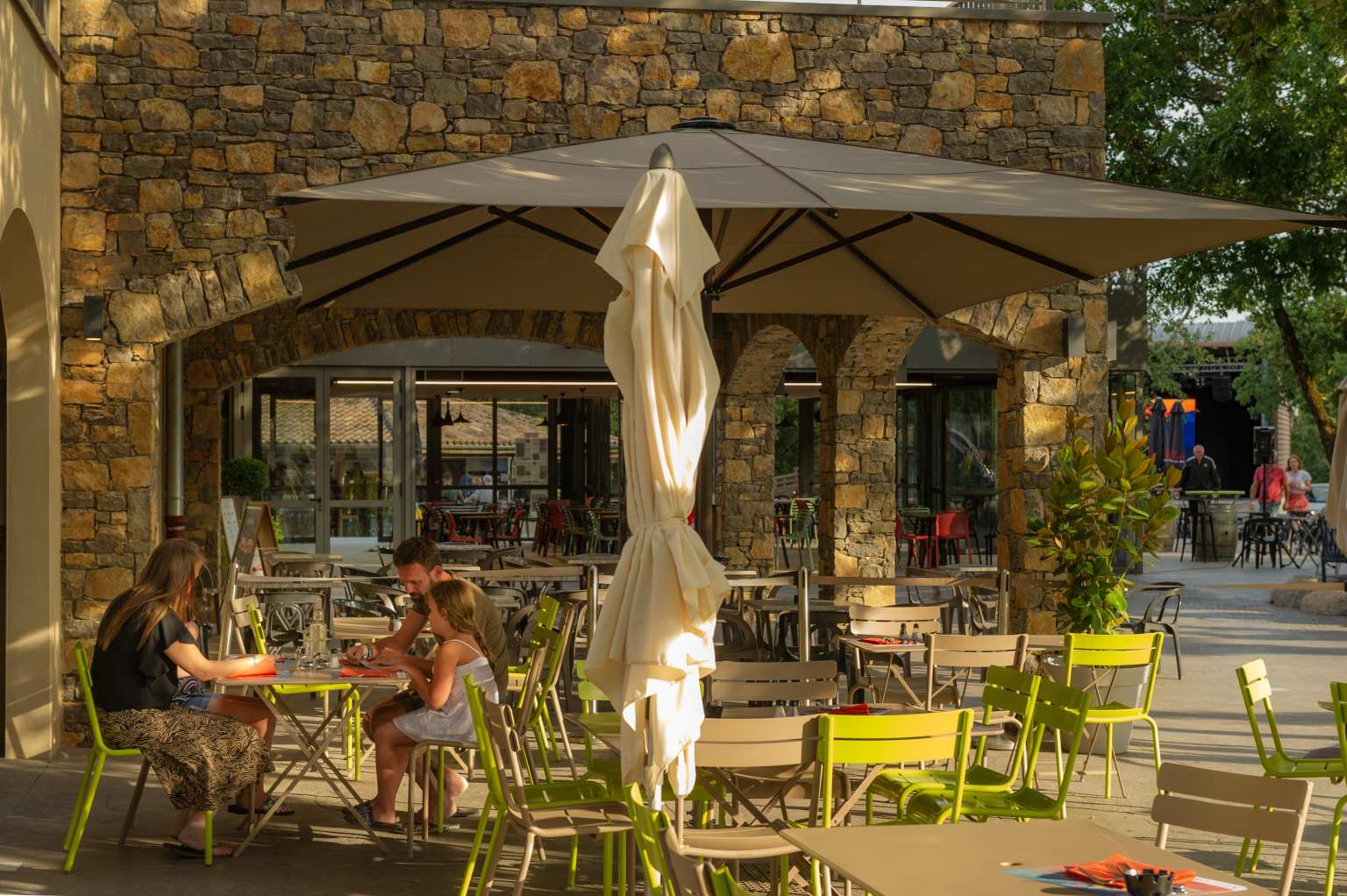 St Alban, le ranc davaine, campsite, ardeche, 