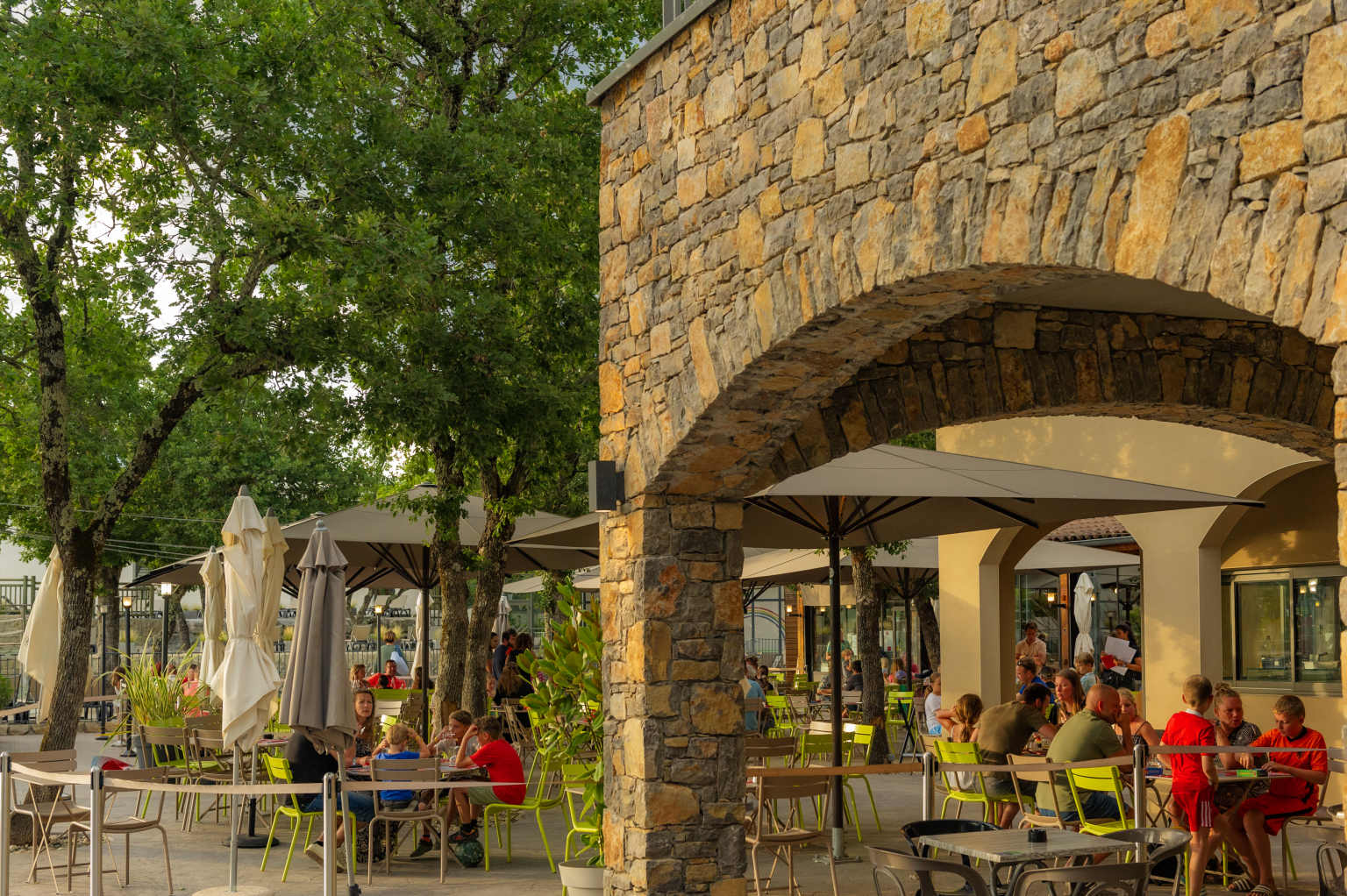 St Alban, le ranc davaine, campsite, ardeche, 