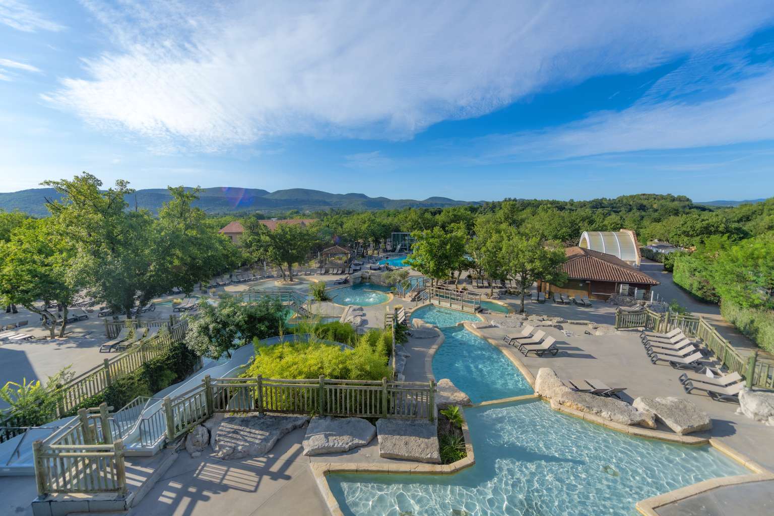 St Alban, Le Ranc Davaine, campsite, Ardeche, pools, waterslides