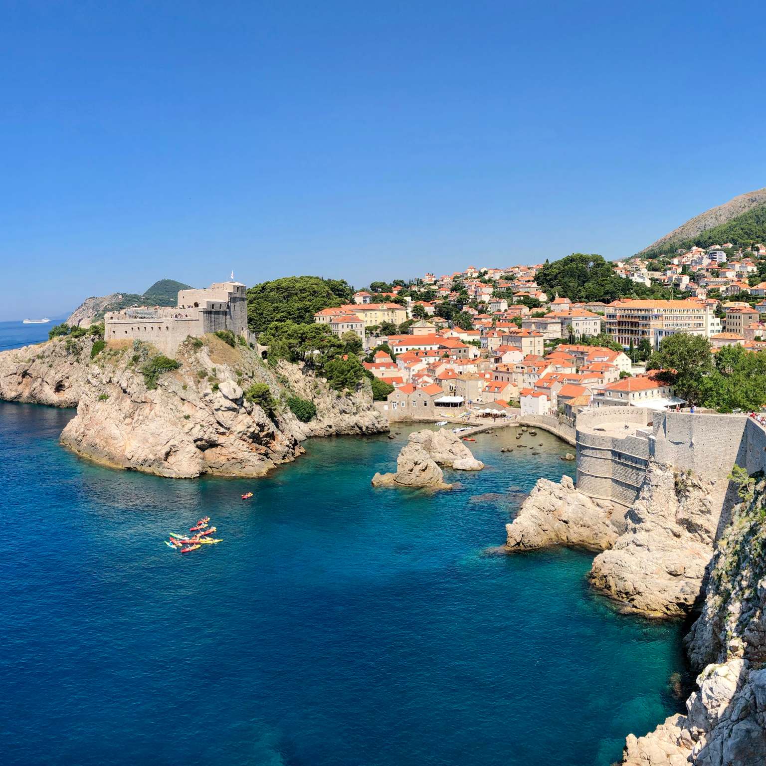 Dubrovnik coastal view