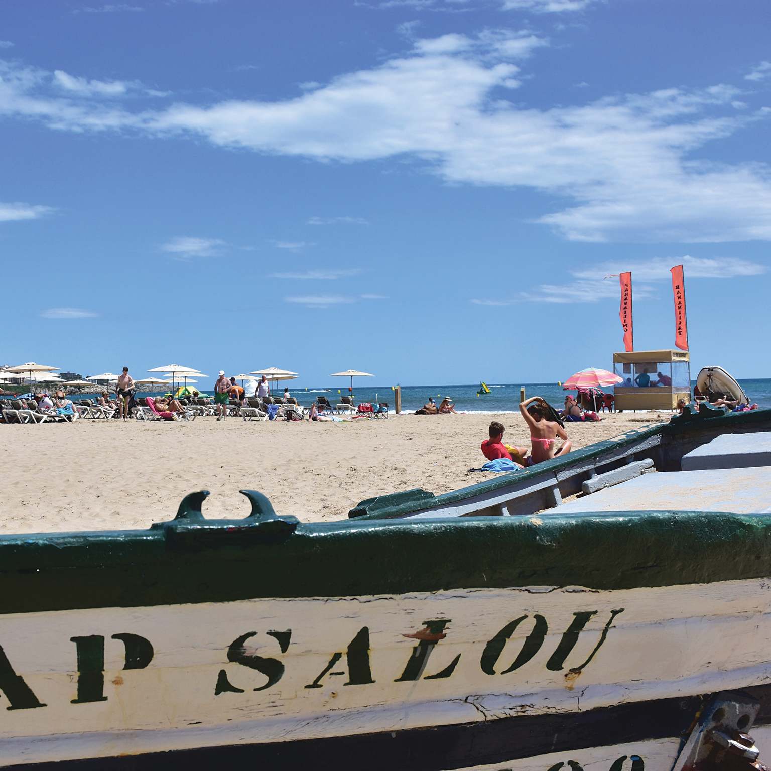 Cap Salou Beach Boat