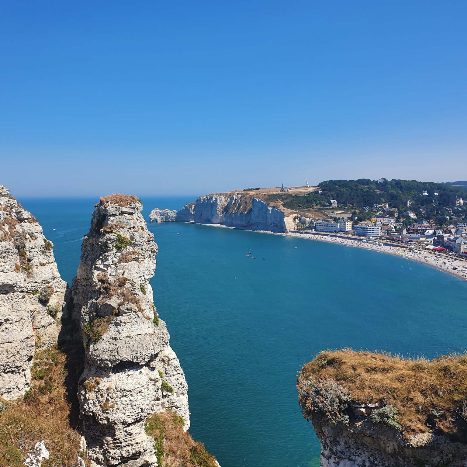 sea view from the Caves des Demoiselles