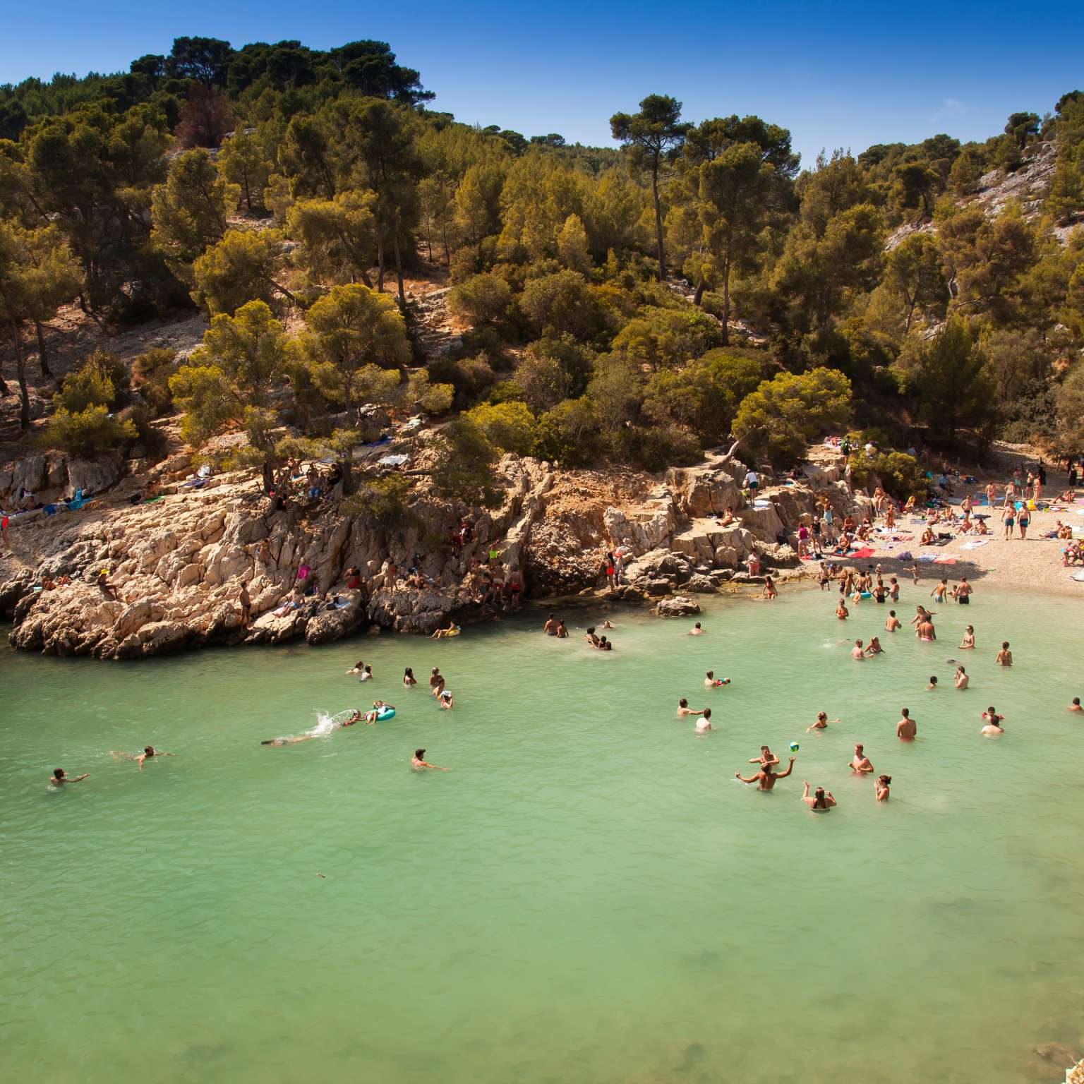 Calanque de Port Pin beach, Calanques National Park