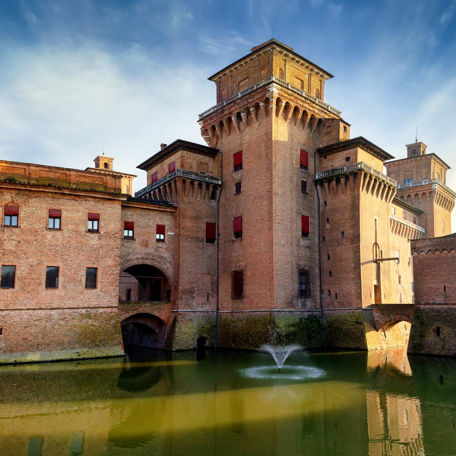 Estence Castle in Ferrara, Emilia Romagna, Italy