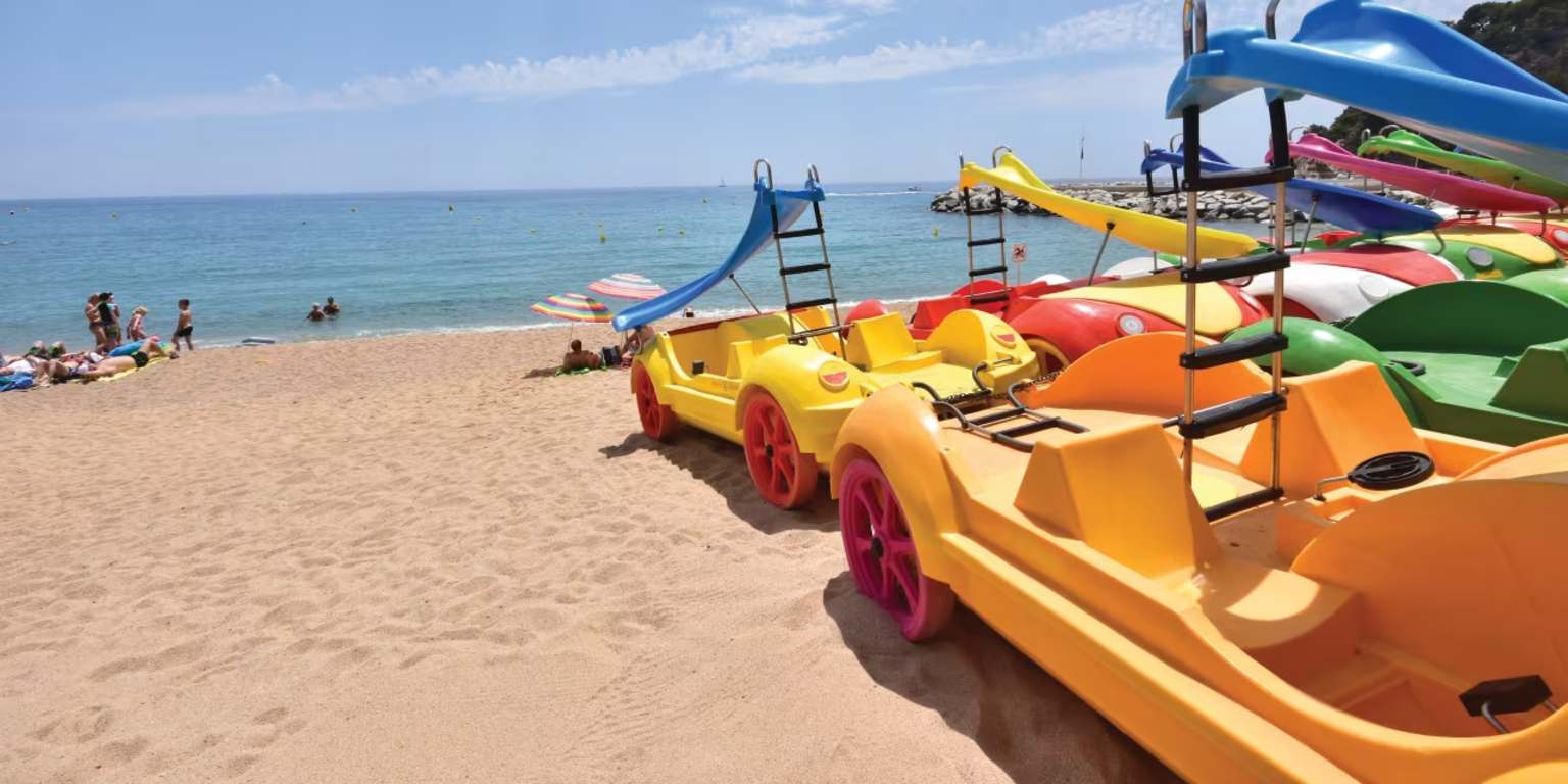 Canyelles Campsite Lloret de Mar, Costa Brava, Spain Beach