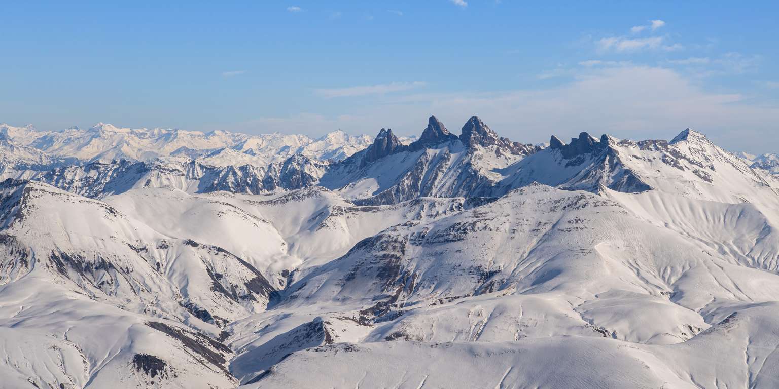 Le Belledonne, Bourg d'Oisans, campsite, winter, snow, ski