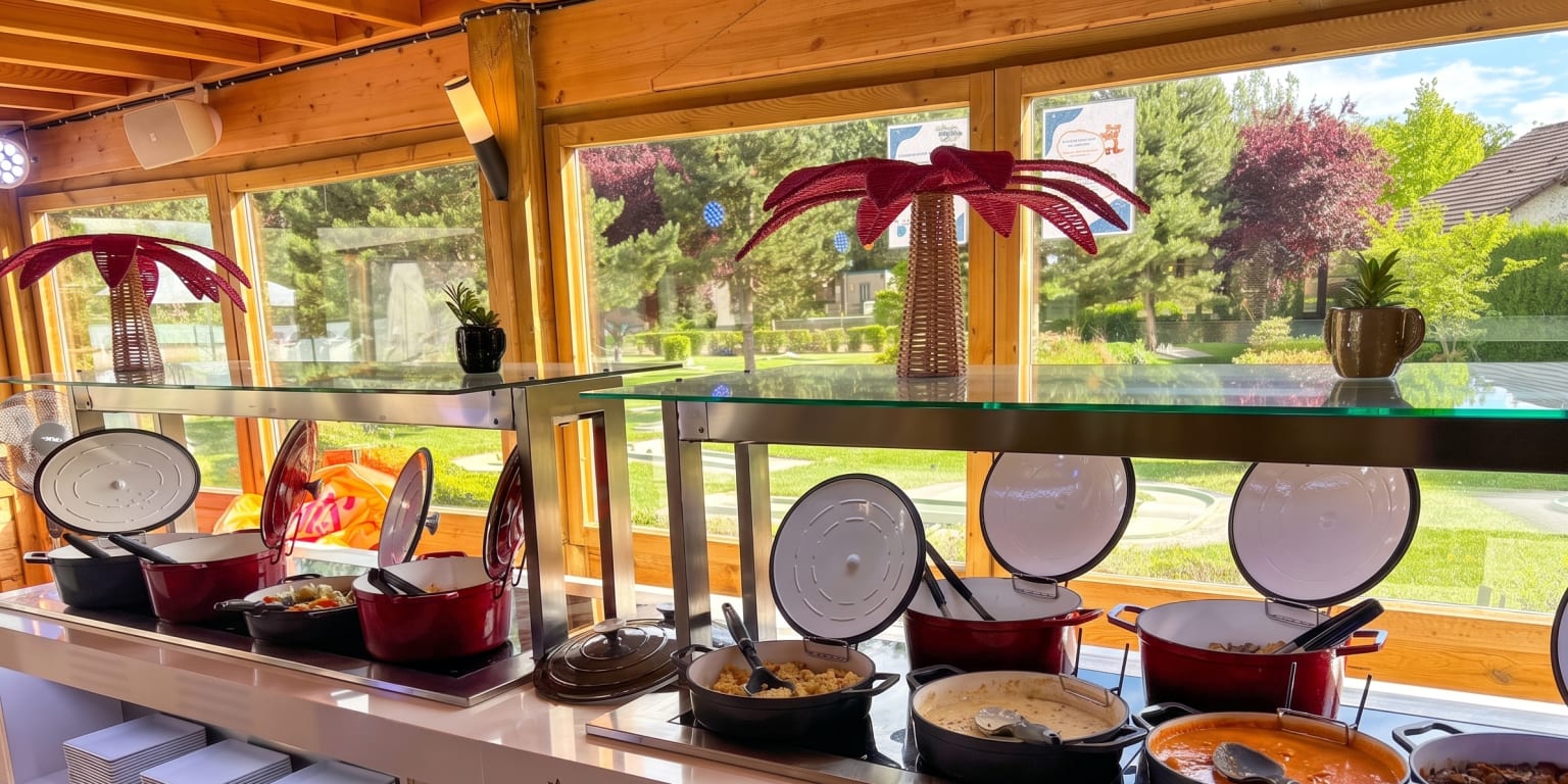 Image of the buffet at La Croix du Vieux Pont