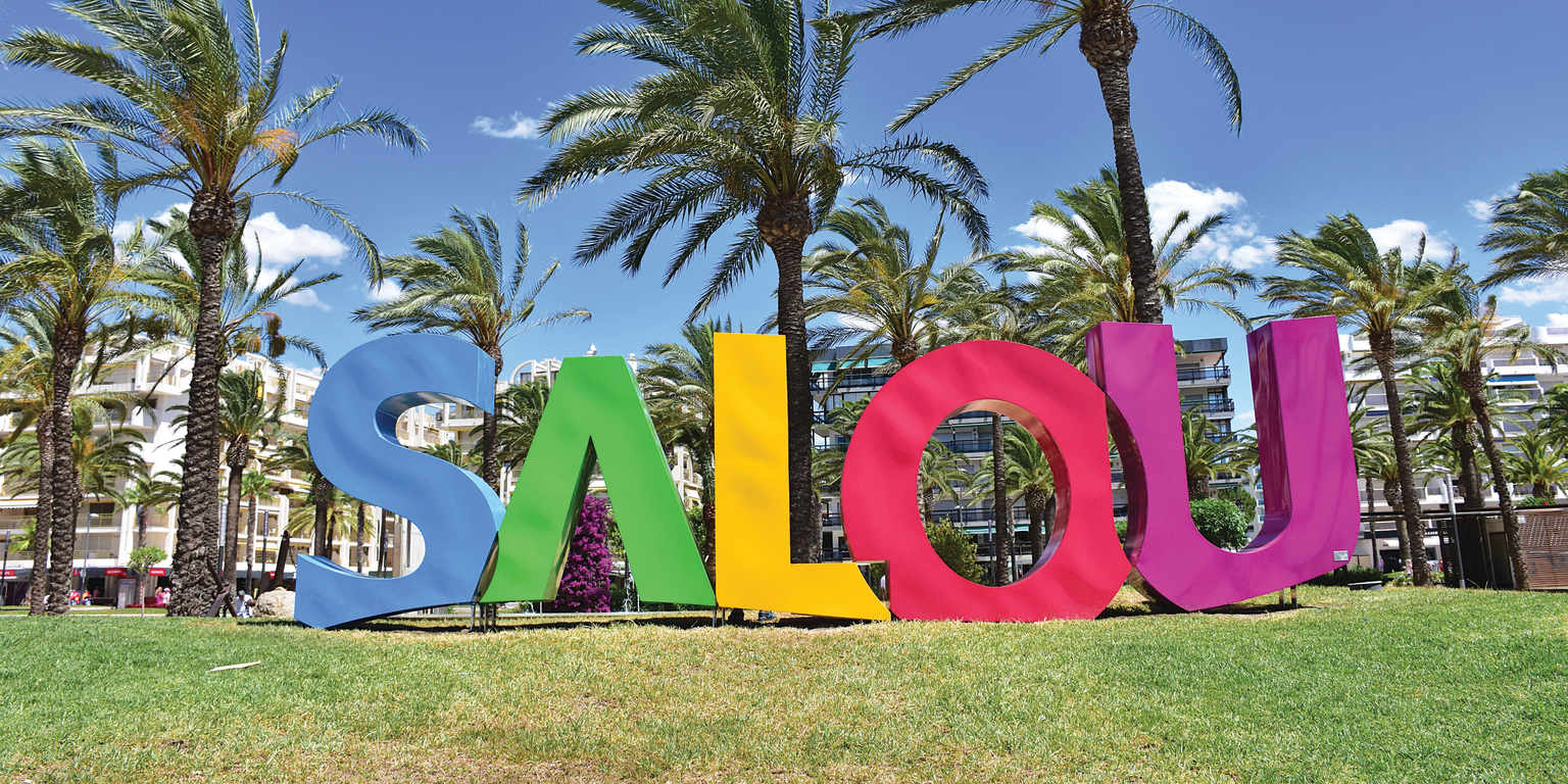 Salou Beach Sign