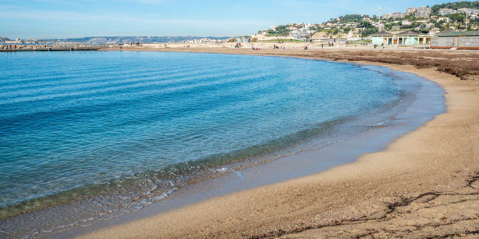 Prado beach in Marseilles