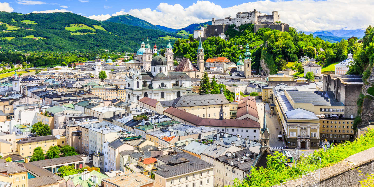 Salzburgerland city view