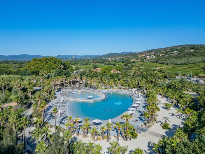 The beach at Les Prairies de la Mer in Port Grimaud