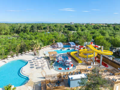 Argeles, la chapelle, campsite, roussilllon, swimming pool, waterslides