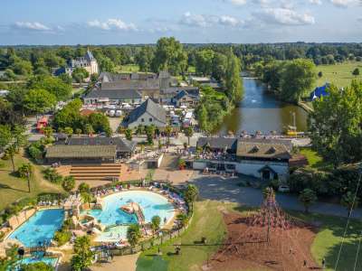 Dol de Bretagne, Domaine des Ormes, campsite, north brittany, swimming pool, overview