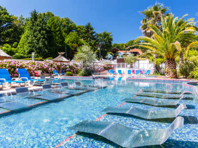 biarritz, le ruisseau campsite, landes, gascony, lagoon pool, waterslides