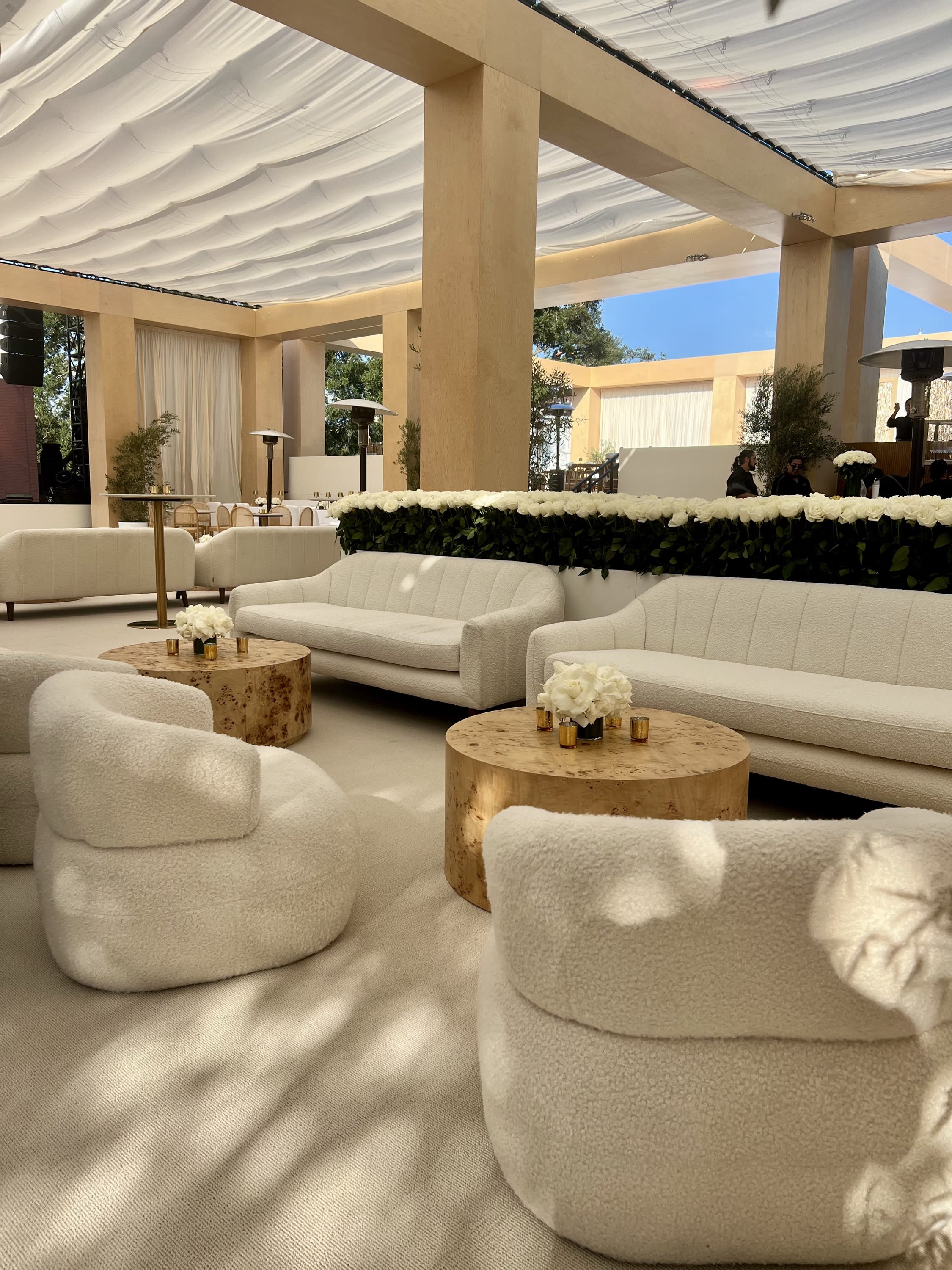 Private client Malibu estate — lounge seating