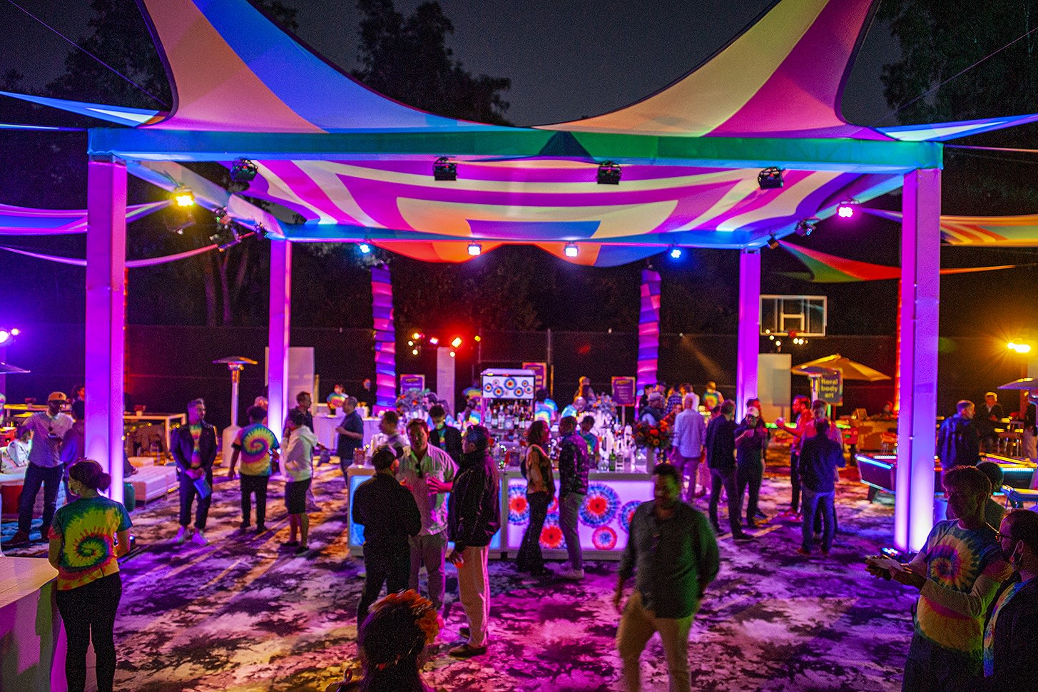 Grateful Dead-inspired concert — stage design detail