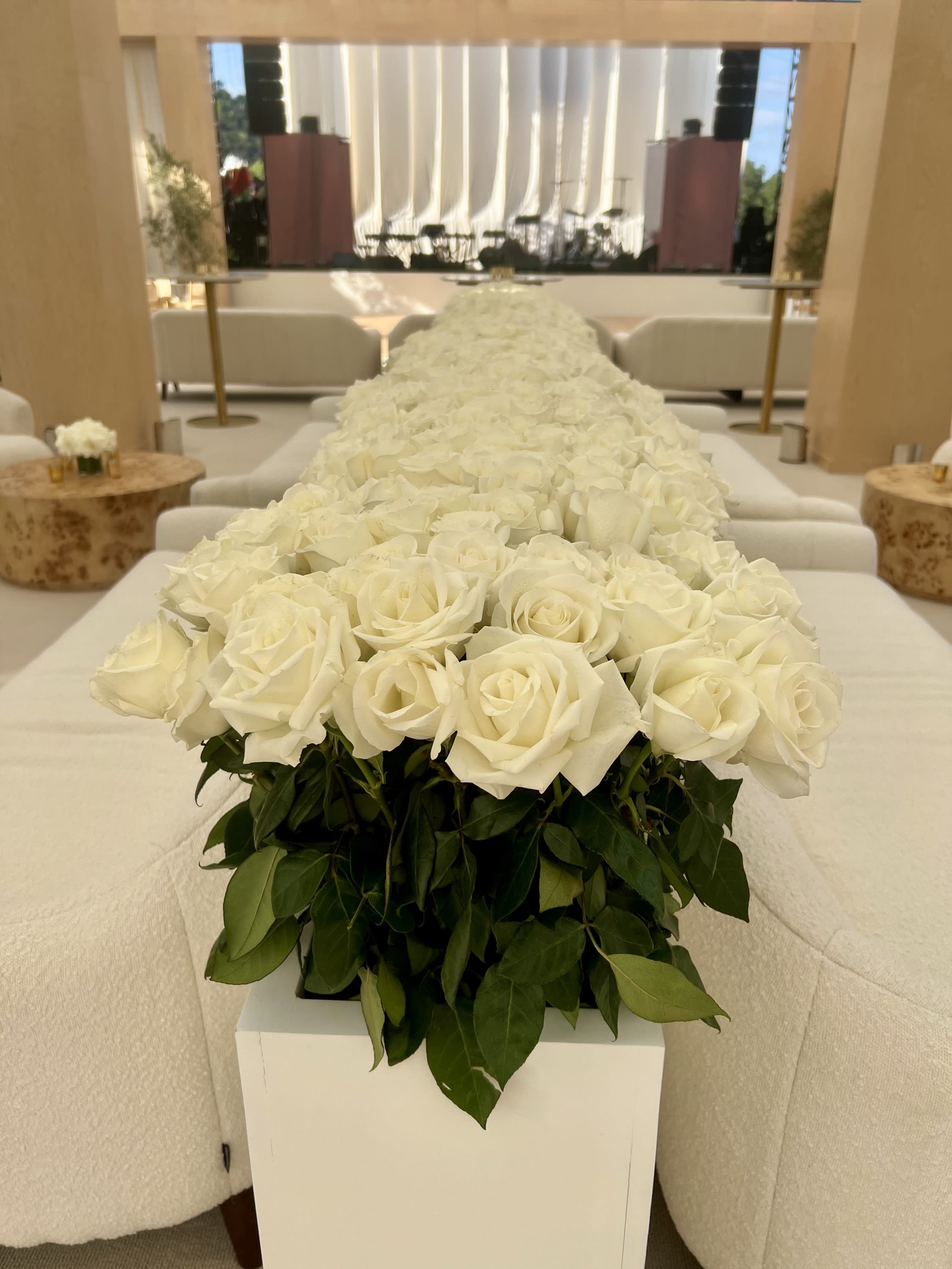 Private client Malibu estate — guests at sunset