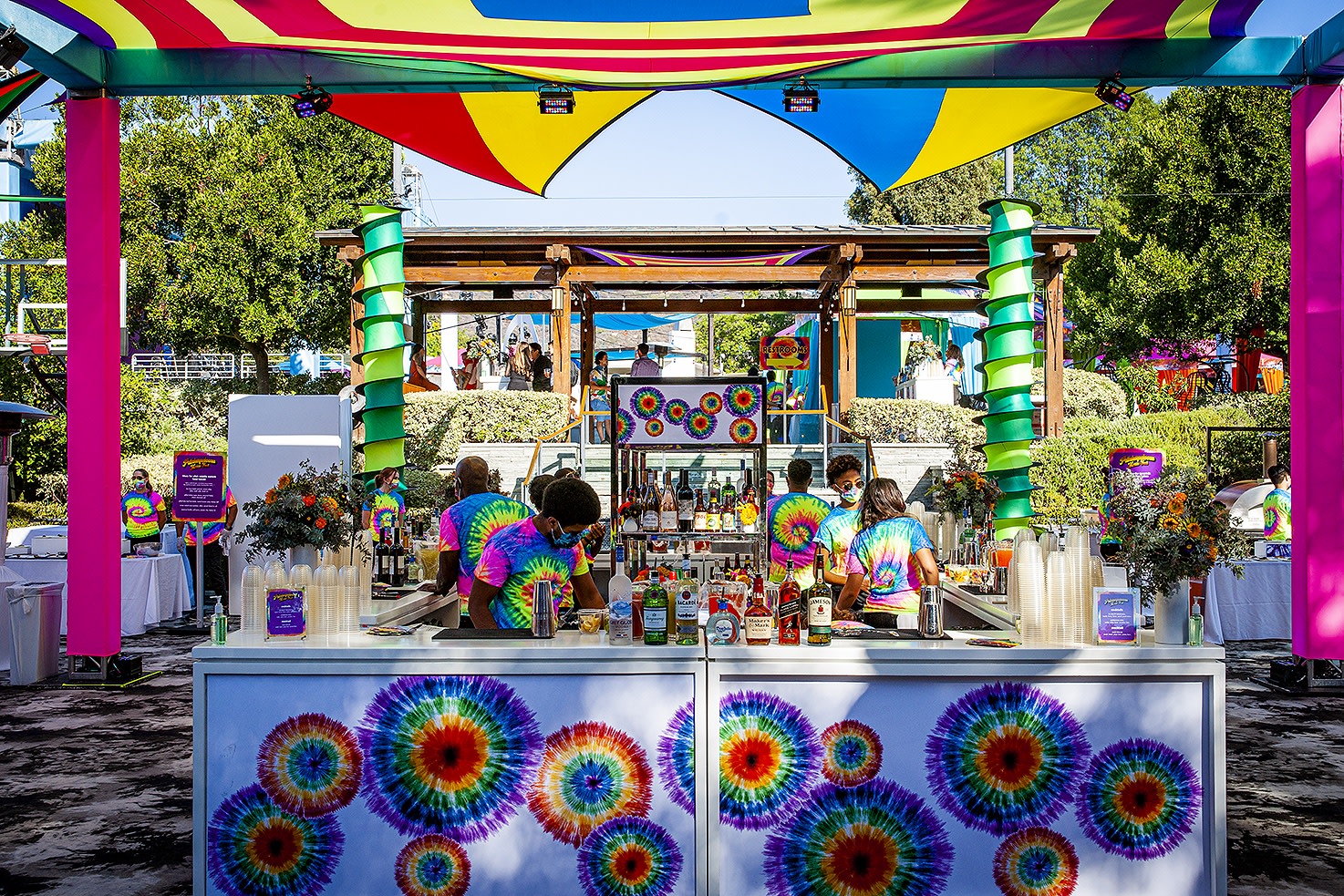 Grateful Dead-inspired concert — guests enjoying the show