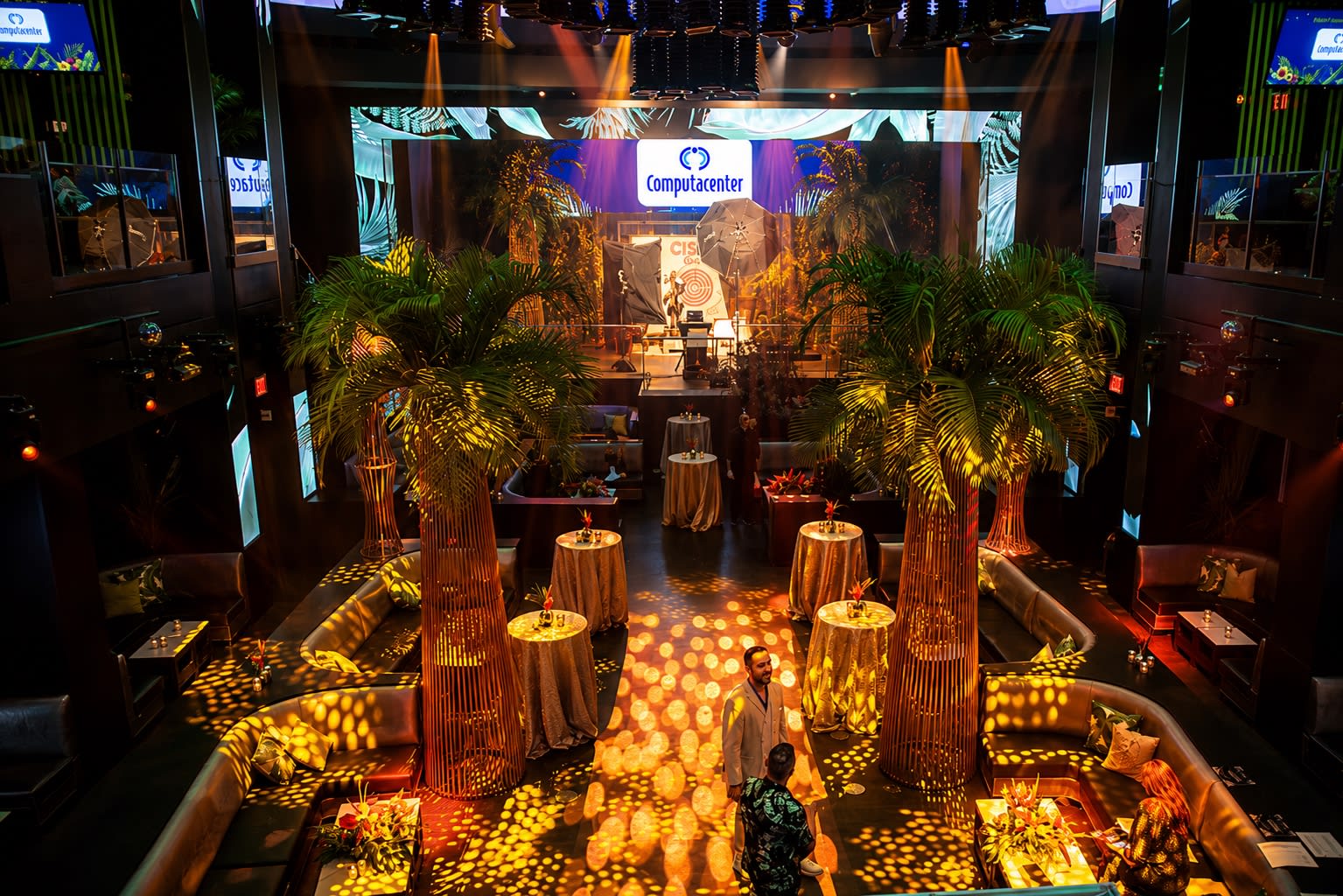 Cisco Miami Vice-themed event in Miami — evening atmosphere