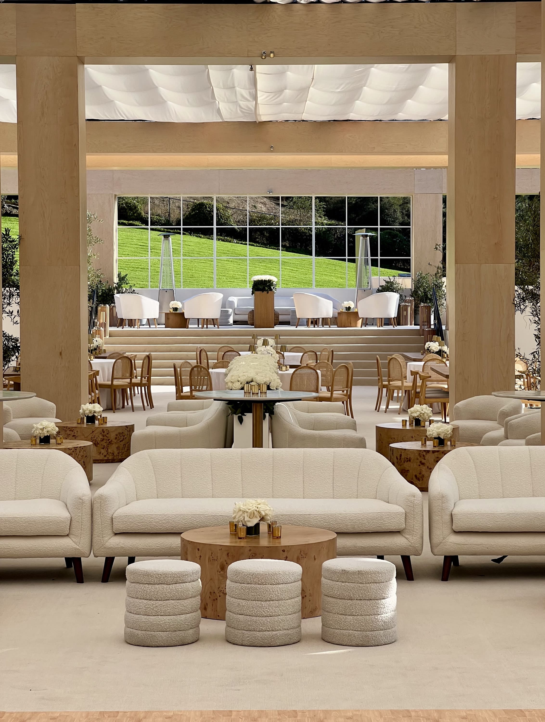 Private client Malibu estate — custom structure with retractable roof