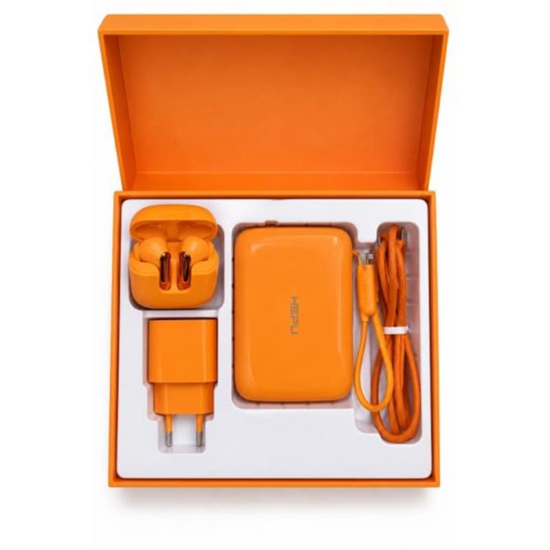 Kit  d'Accessoires Téléphone 4-en-1 HEPU – Boîte Orange