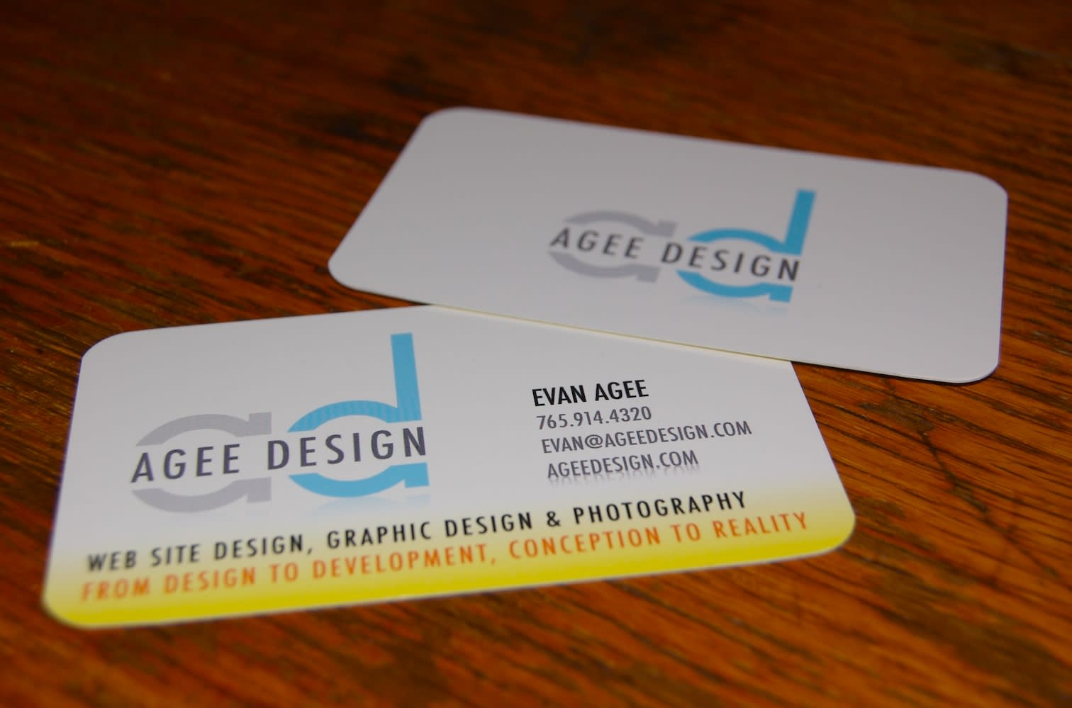 Agee Design business cards