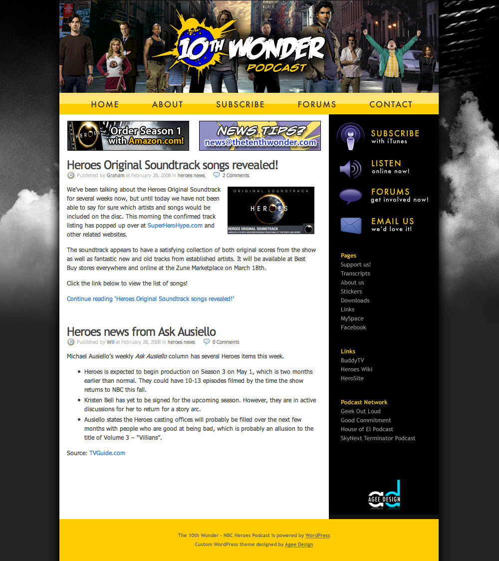 The 10th Wonder Podcast - An NBC Heroes Podcast
