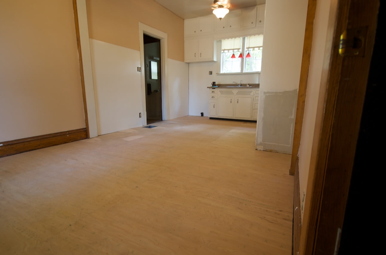 New kitchen (sub) floor